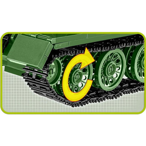 Image of World War II - SU 100 Tank [646 pieces]