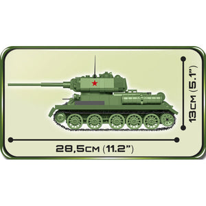 World War II - T-34-85 Tank [668 pieces]