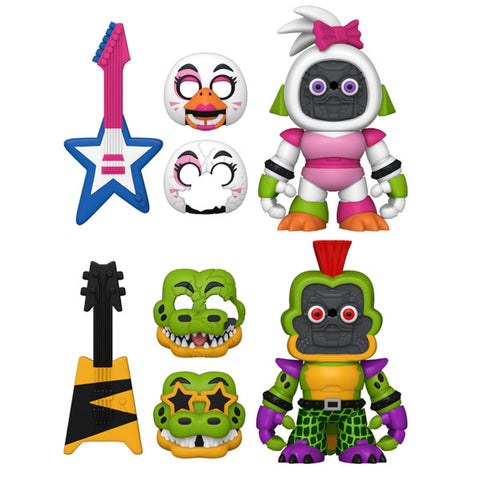 Image of Five Nights at Freddy's: Security Breach - Glamrock Chica & Montgomery Gator Snap Figure 2-Pack