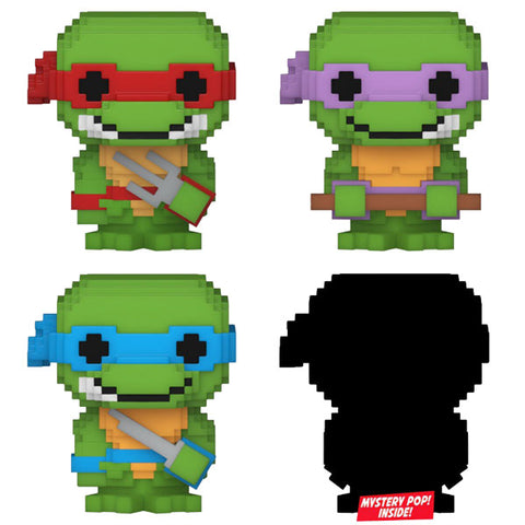 Image of Teenage Mutant Ninja Turtles - 8-Bit Bitty Pop! 4-Pack