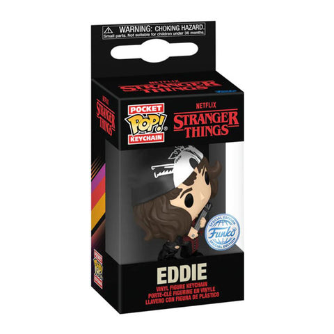Image of Stranger Things - Eddie US Exclusive Pop! Keychain