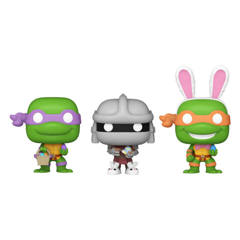 Image of TMNT - Donatello, Shredder & Michelangelo Carrot Pocket Pop! 3-Pack