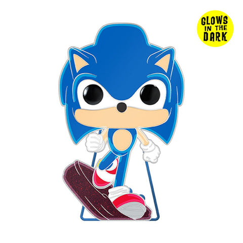 Image of Sonic the Hedgehog - Sonic Glow Enamel Pop! Pin