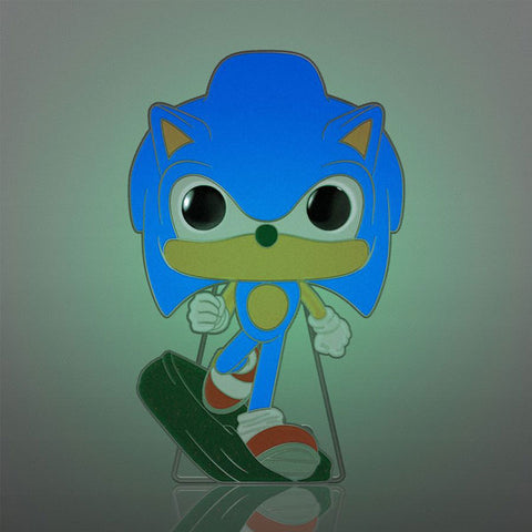 Image of Sonic the Hedgehog - Sonic Glow Enamel Pop! Pin