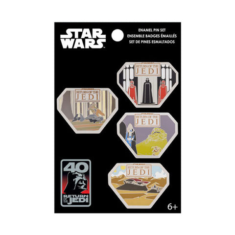 Image of Star Wars: Return of the JediJ 40th Anniversary - Enamel Pin 4-Pack