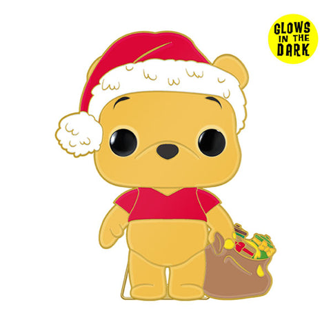 Image of Disney - Winnie the Pooh Holiday Glow Enamel Pop! Pin