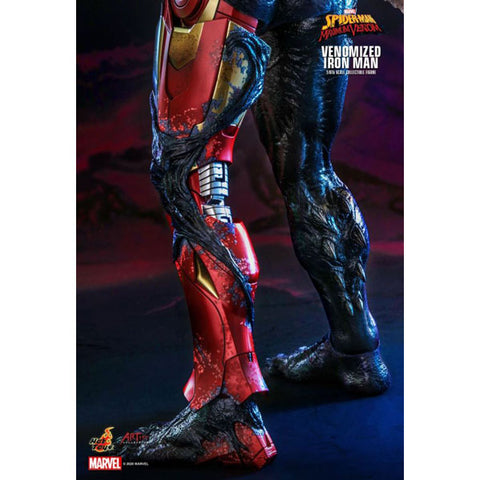 Image of Spider-Man Maximum Venom - Venomized Iron Man 1:6 Scale Collectable Action Figure