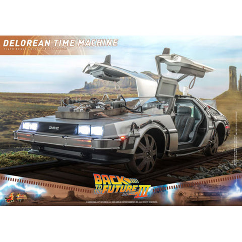 Image of Back to the Future 3 - Delorean Time Machine 1:6 Scale Collectable Vehicle