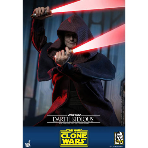 Image of Star Wars: The Clone Wars - Darth Sidious 1:6 Scale Hot Toy Action Figure