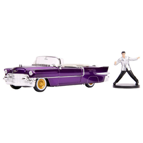 Image of Elvis Presley - 1956 Cadillac El Dorado 1:24 with Figure Hollywood Ride