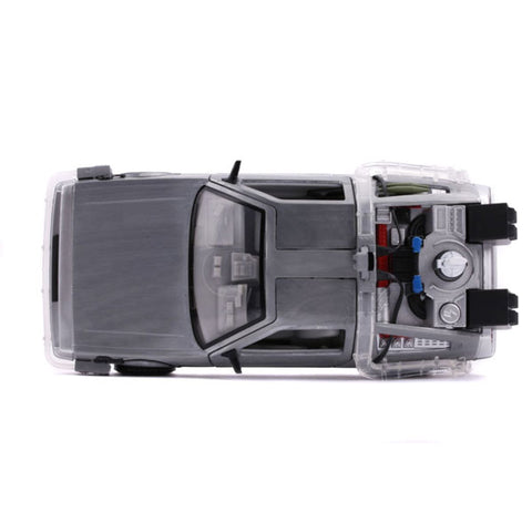 Image of Back to the Future Part II - Delorean 1:24 Scale Hollywood Ride