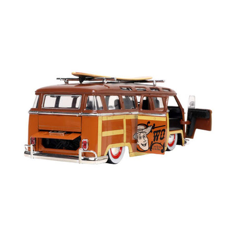 Image of Toy Story - 1962 Volkswagen Bus 1:24 with Woody Diecast Figure