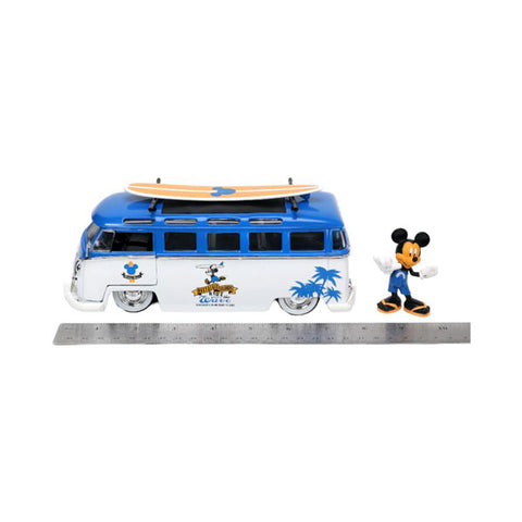 Image of Disney - 1962 Volkswagen Bus 1:24 Scale with Mickey Figure