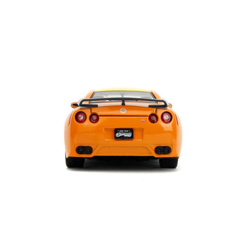 Image of Naruto - Nissan GT-R R35 (2009) 1:24 Scale with Naruto Figure Hollywood Rides Diecast Vehicle