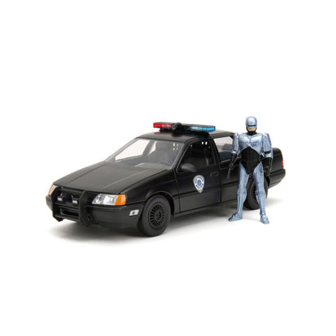 Image of Robocop - 1986 Ford Taurus with Robocop 1:24 Scale Set