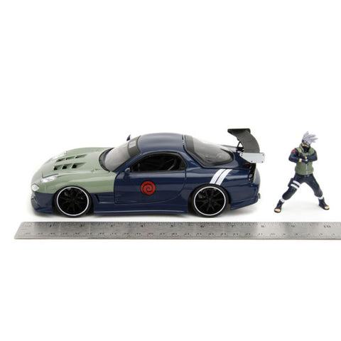 Image of Naruto - Mazda RX-7 With Kakashi Figure 1:24 Scale Vehicle
