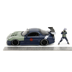 Naruto - Mazda RX-7 With Kakashi Figure 1:24 Scale Vehicle
