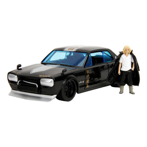 Image of Tokyo Revengers - 1971 Nissan Skyline GTR with Mikey 1:24 Scale Diecast Vehicle