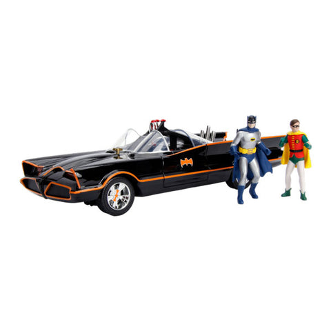 Image of Batman (TV) - Batmobile 1:18 w/Batman