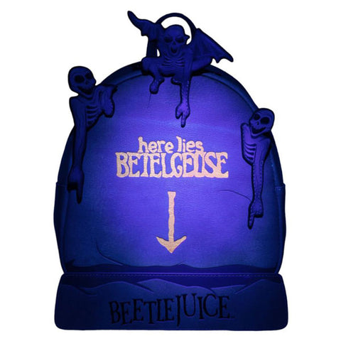 Image of Beetlejuice - Tombstone US Exclusive Glow Mini Backpack