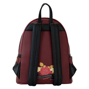Harry Potter - Gryffindor House Floral Tattoo Mini Backpack