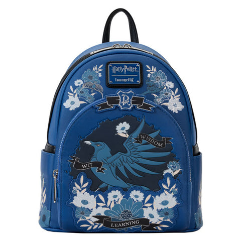 Image of Harry Potter - Ravenclaw House Floral Tattoo Mini Backpack