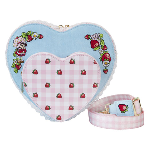Image of Strawberry Shortcake - Denim Heart Crossbody