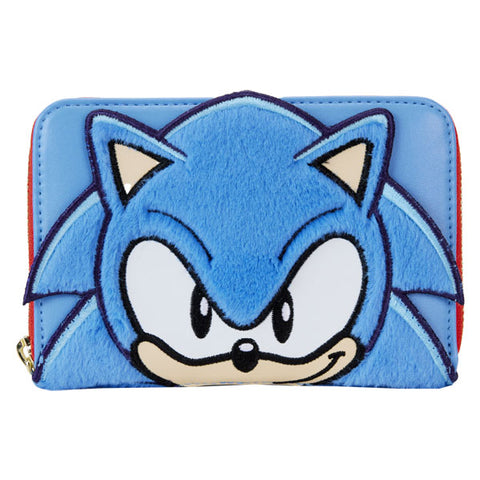 Image of Sonic The Hedgehog - Classic Cosplay Plush Zip Around Wallet