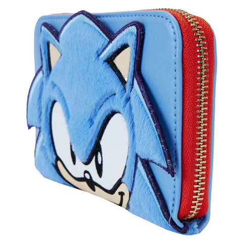 Image of Sonic The Hedgehog - Classic Cosplay Plush Zip Around Wallet