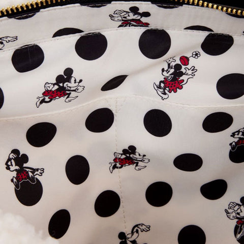Image of Disney - Minnie Rocks The Dots Sherpa Tote Bag