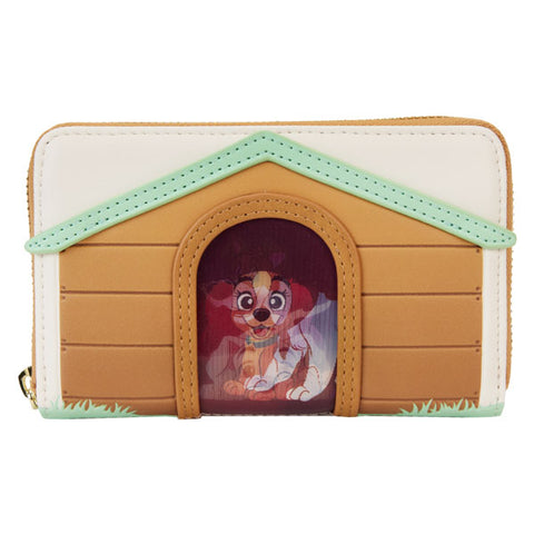 Image of Disney - I Heart Disney Dogs Lenticular Zip Wallet