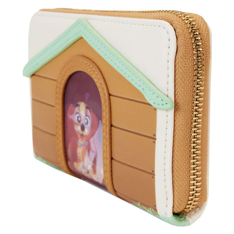 Image of Disney - I Heart Disney Dogs Lenticular Zip Wallet