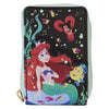 The Little Mermaid (1989) 35th Anniversary - Life Is The Bubbles Zip Around Wallet