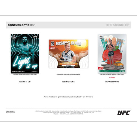 Image of UFC - 2023 Donruss Optic UFC Trading Cards
