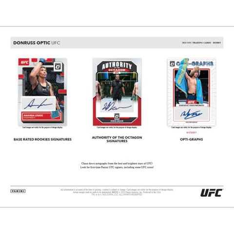 Image of UFC - 2023 Donruss Optic UFC Trading Cards