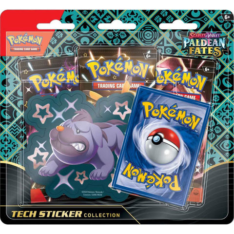 Image of Pokemon TCG Paldean Fates Tech Sticker Blister