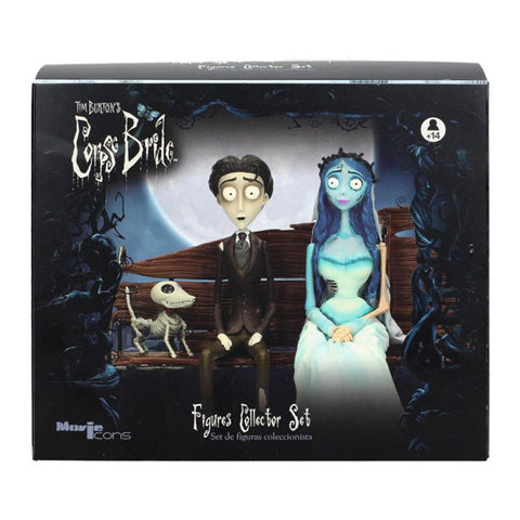 Image of Corpse Bride - Victor and Emily on Bench 1:10 Scale Figure Set