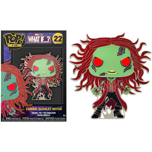 What If - Zombie Scarlet Witch (with chase) 4" Pop! Enamel Pin