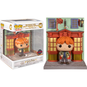 Harry Potter - Quality Quidditch Supplies with Ron Diagon Alley US Exclusive Pop! Deluxe - 142