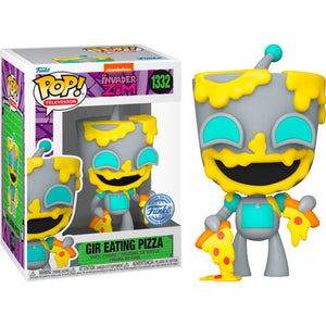Invader Zim - GIR eating Pizza US Exclusive Pop - 1332