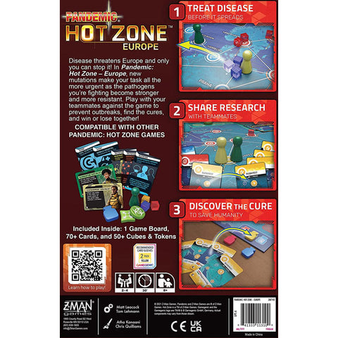 Image of Pandemic Hot Zone Europe