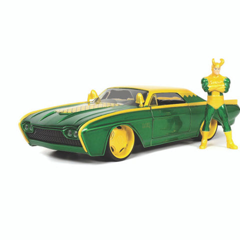 Image of Marvel Comics - Loki & 1963 Ford Thunderbird 1:24 Scale