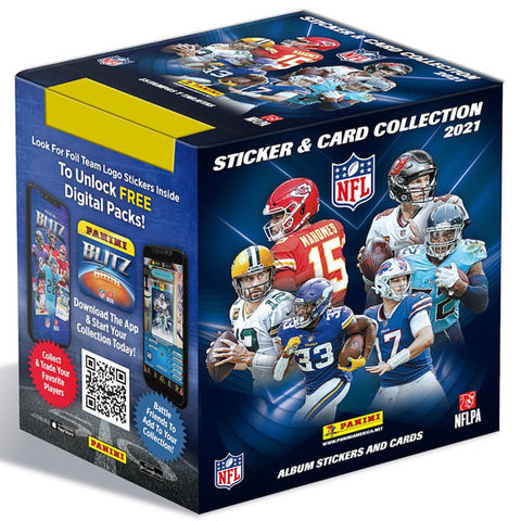 PANINI NFL 2021/2022 – Stickers and Card Collection - Packets Box (50 Packs)