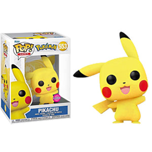 Pokemon - Pikachu Waving Flocked US Exclusive Pop #553