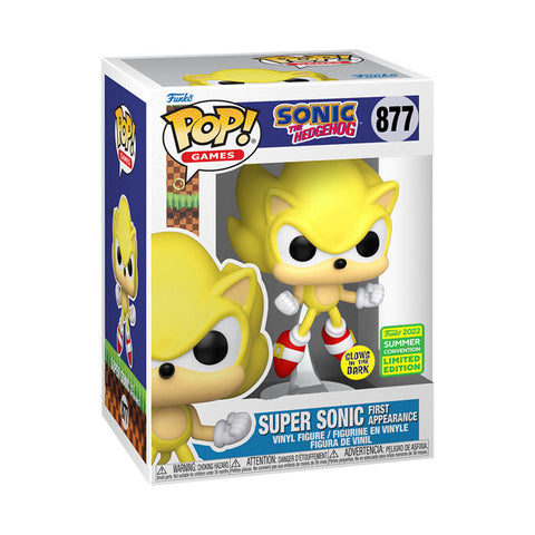 Sonic the Hedgehog - Super Sonic (1st Appearance) GITD Pop - 877 SDCC22
