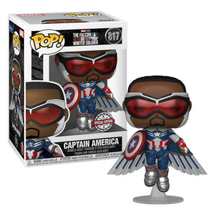 The Falcon and the Winter Soldier - Captain America Flying US Exclusive Pop #817