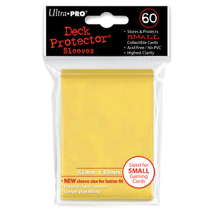 ULTRA PRO Deck Protector - Mini 60ct Yellow (Yu-Gi-Oh)