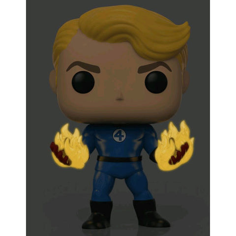Image of Fantastic Four - Human Torch Suited Glow Specialty series Exclusive Pop - 568