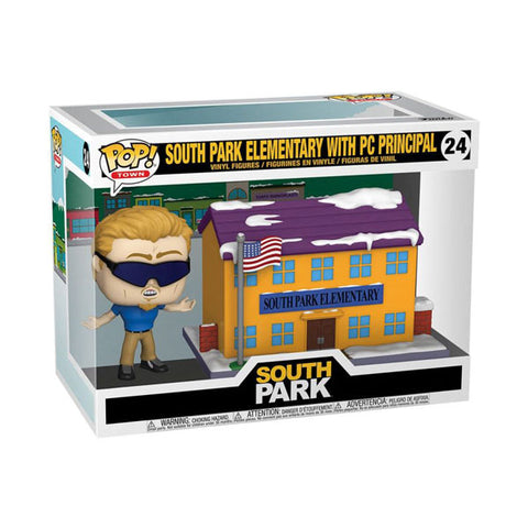 Image of South Park - South Park Elementary with PC Principal Pop! Town