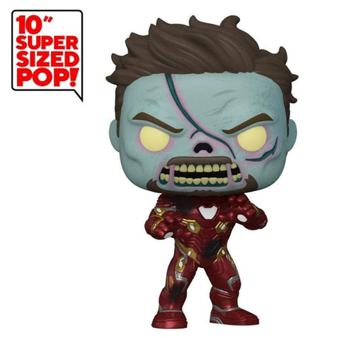 What If - Zombie Iron Man Metallic US Exclusive 10" Pop